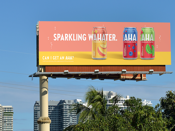 AHA sparkling water launches first ad campaign